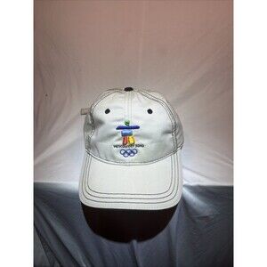 Vancouver 2010 Winter Olympics Games Strapback Hat Cap White
